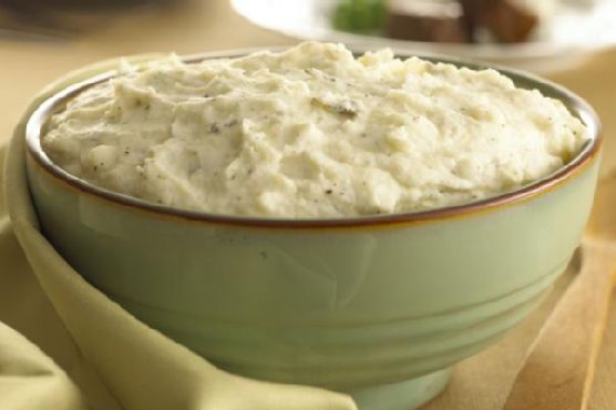 Mashed Potatoes with Garlic, Sage & Goat Cheese